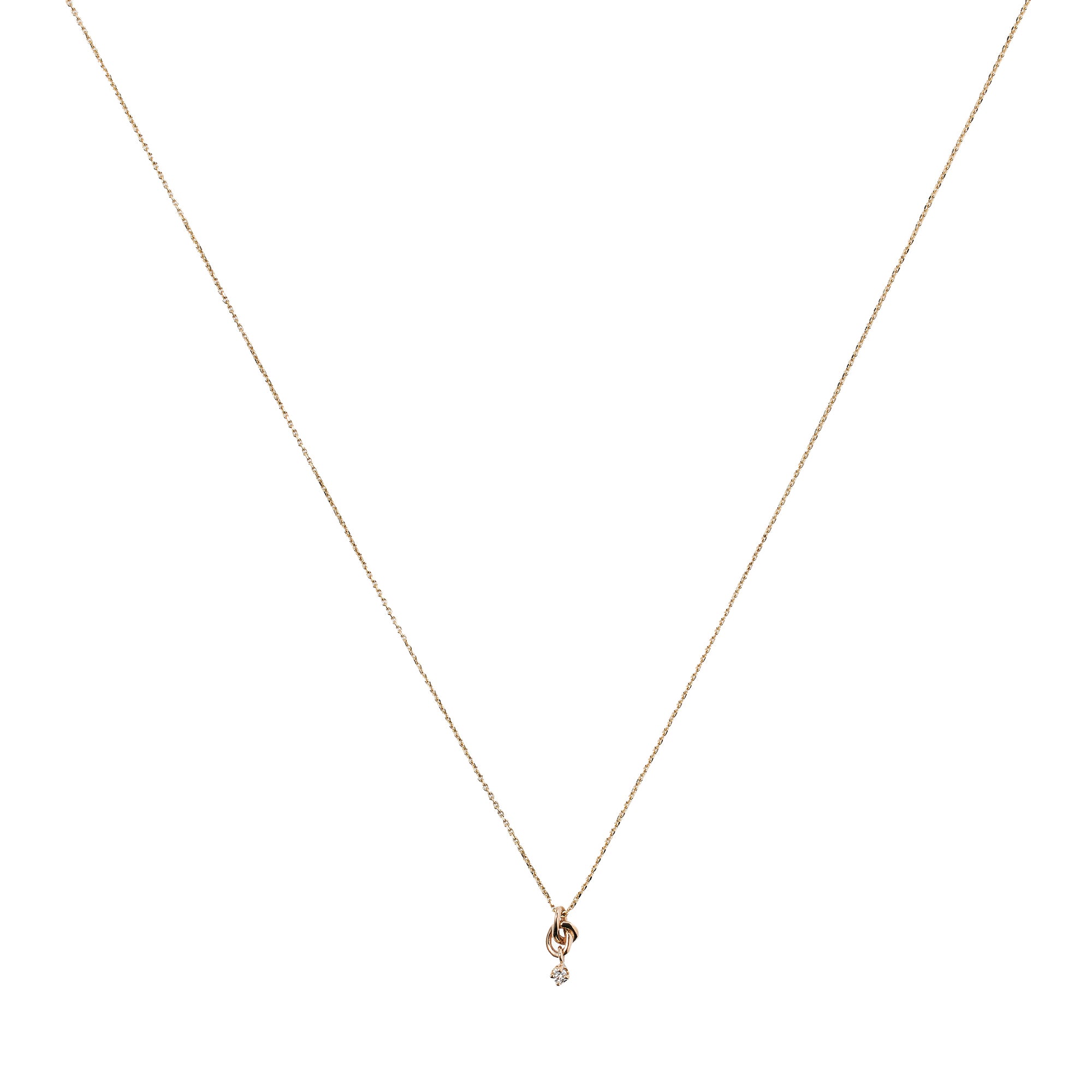 Little Ode Round Diamond Necklace