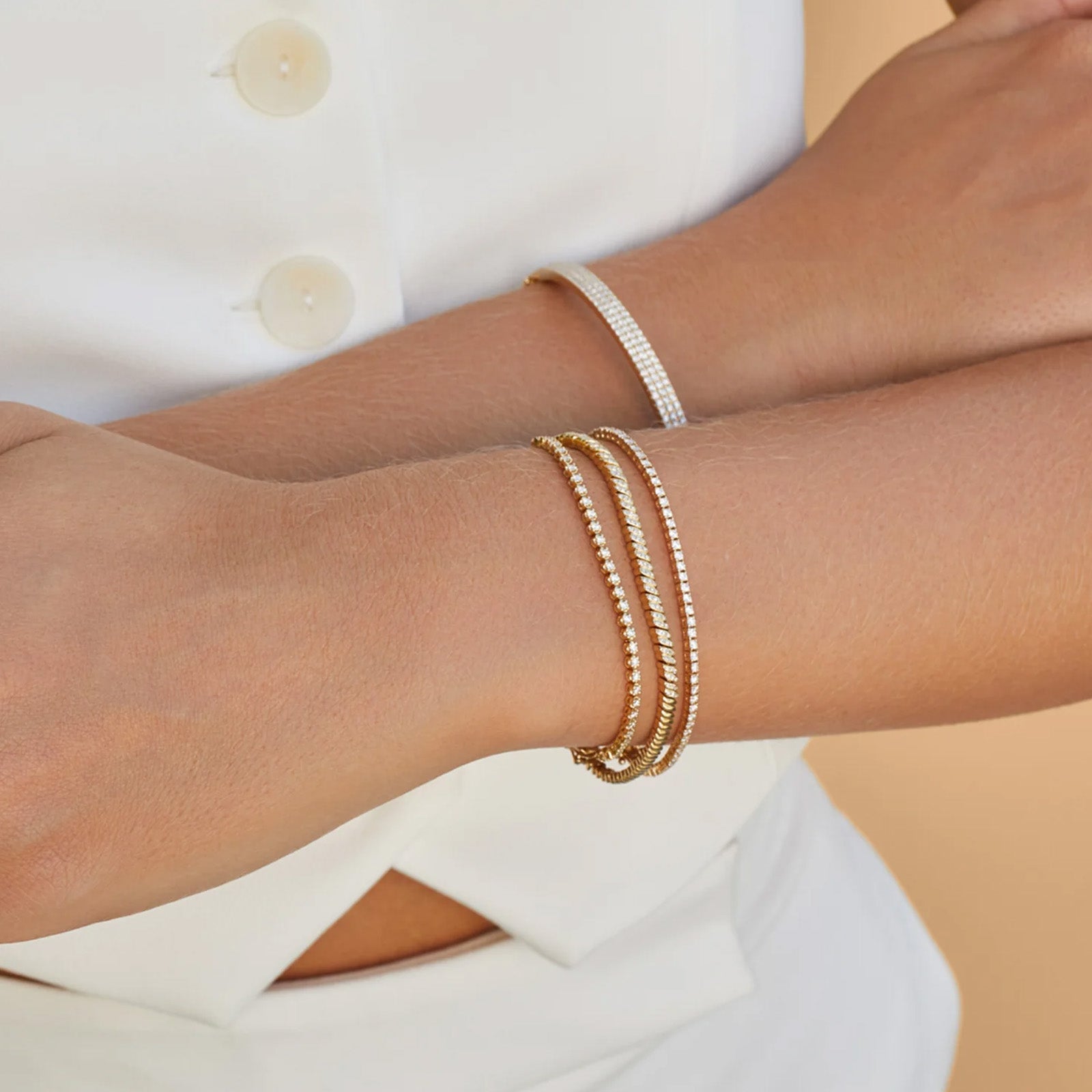 SHAY Gold Chain Bracelet - Men - Gold Bracelets - One size
