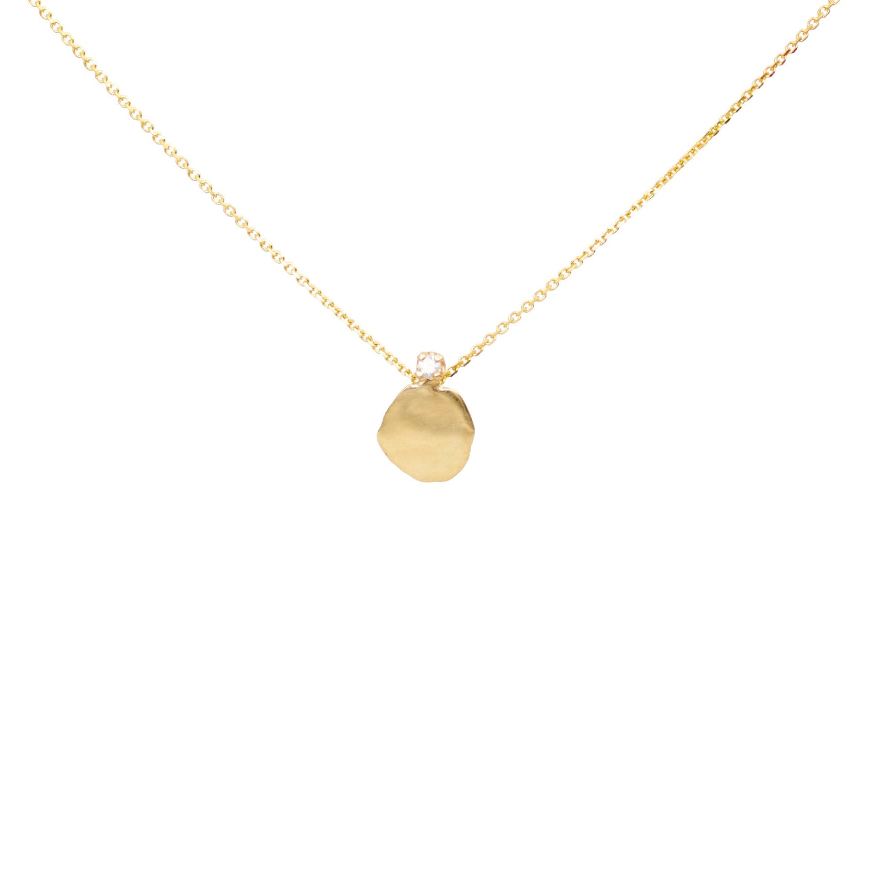 WWAKE Medium Disc Necklace - Broken English Jewelry