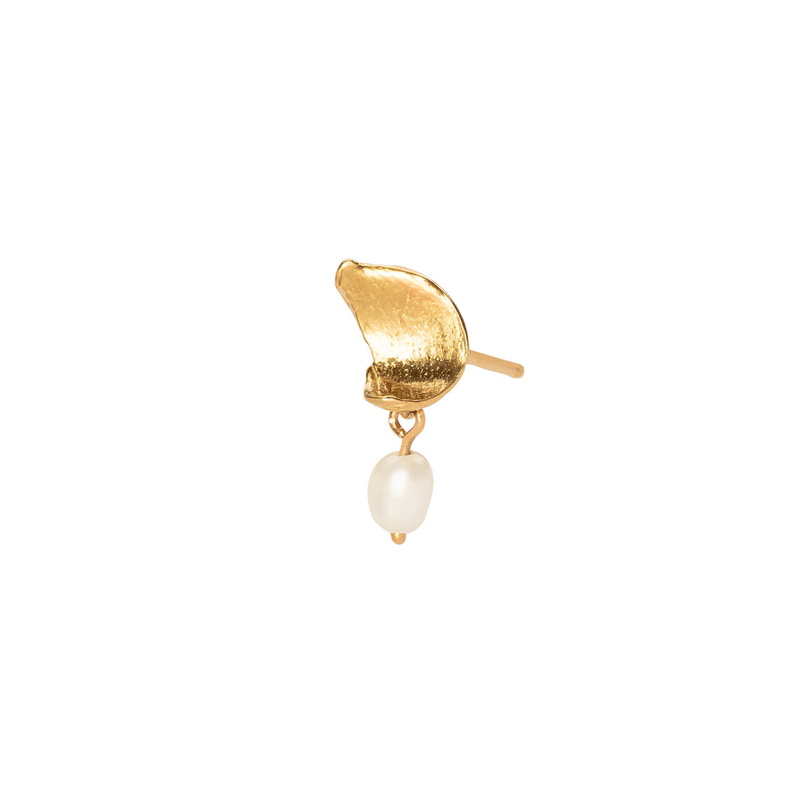 WWAKE Dewdrop Earring - Pearl - Broken English Jewelry