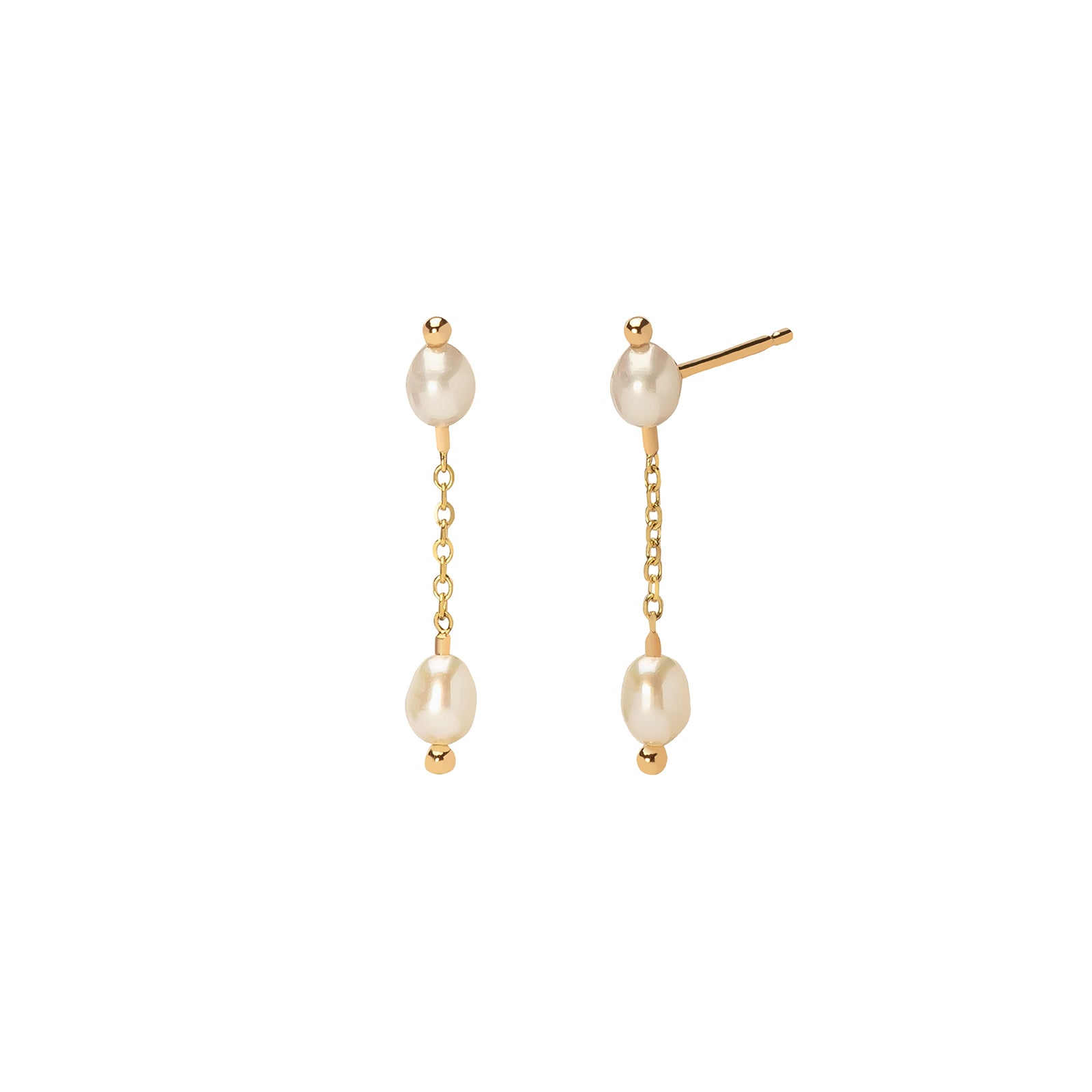 Pearl Shower Earrings - Short