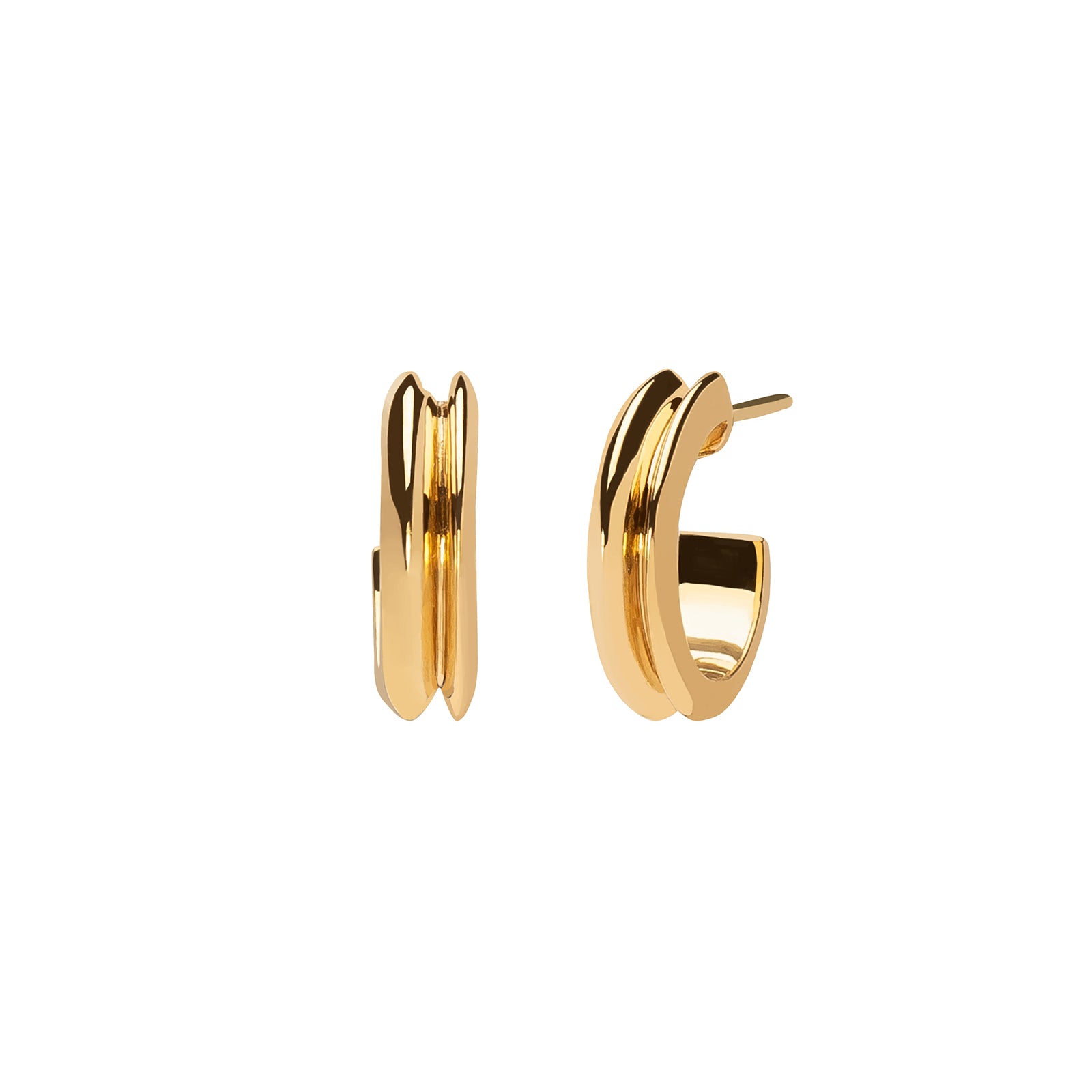 WWAKE Ripple Hoops - Narrow - Broken English Jewelry