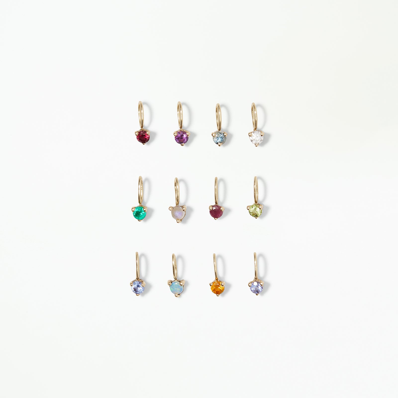 WWAKE Birthstone Charm - Aquamarine - Charms & Pendants - Broken English Jewelry