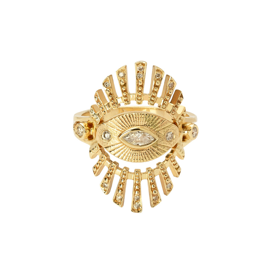 Celine Daoust Protection Sun Eye Ring - Broken English Jewelry