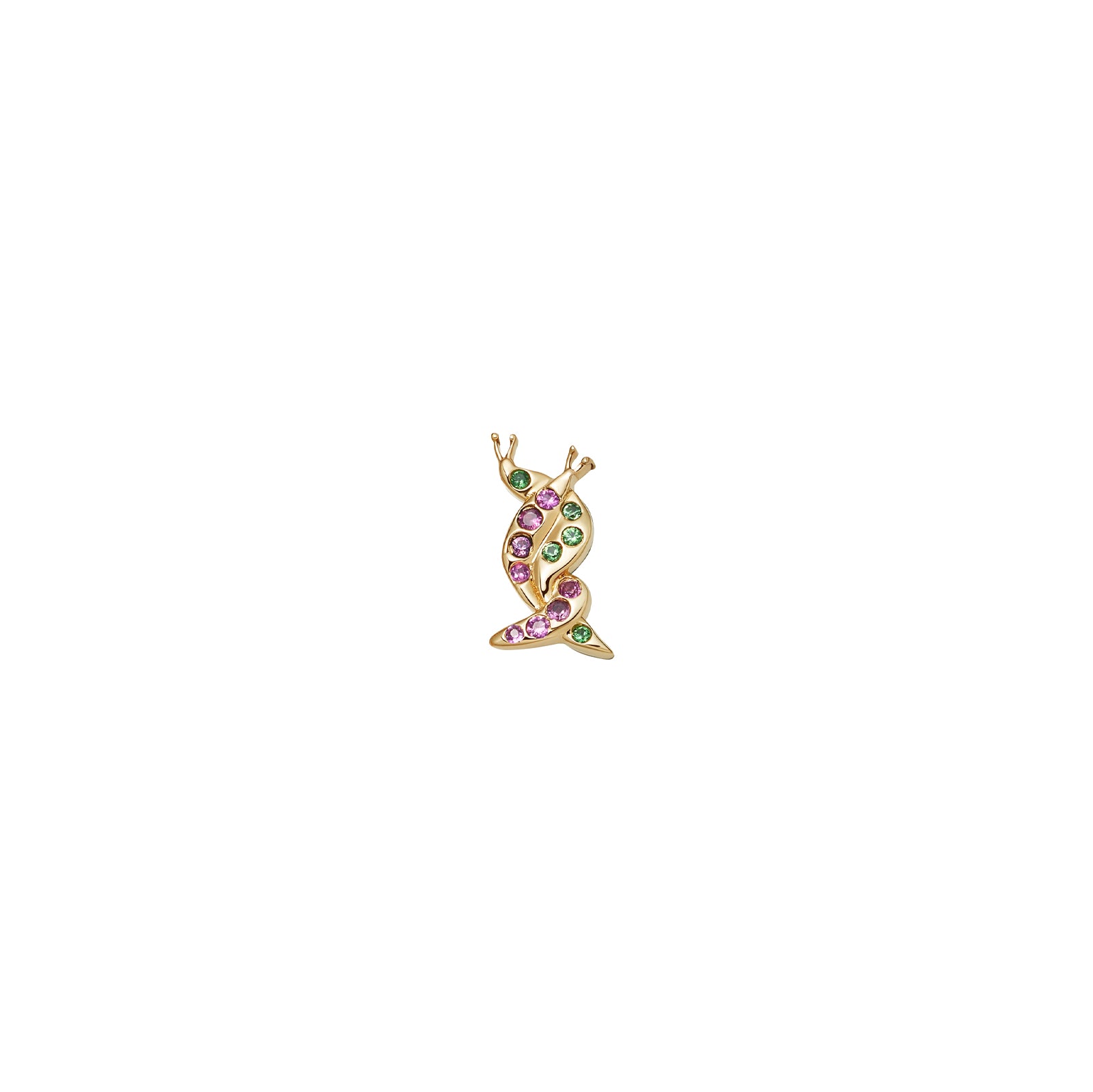 Loquet Sapphire Slug Love Charm - Charms & Pendants - Broken English Jewelry