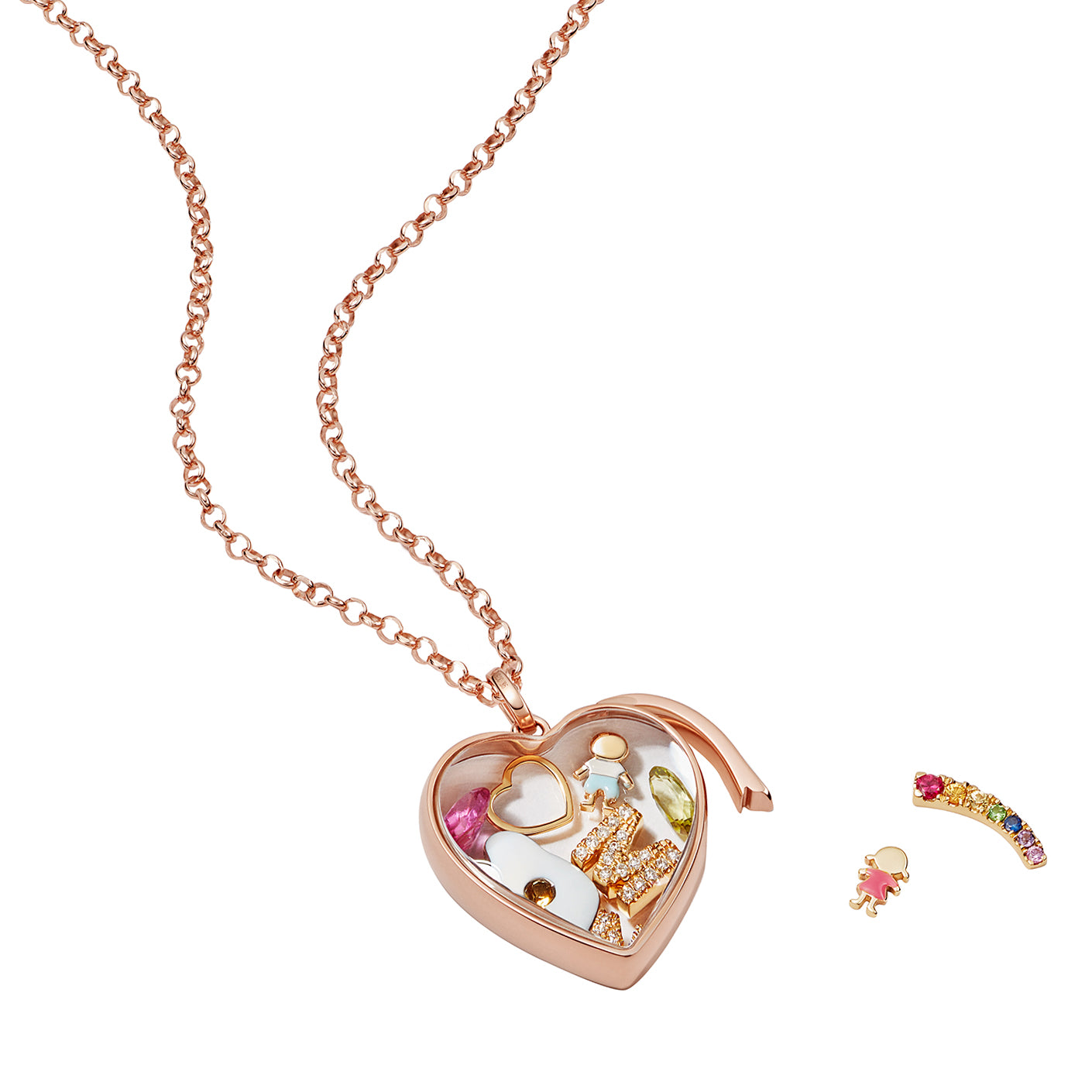 Loquet Rainbow Charm - Broken English Jewelry