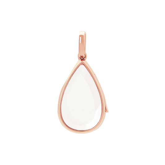Lacrima Teardrop Locket - Rose Gold - Main Img