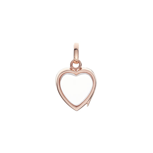 Small Heart Locket - Rose Gold - Main Img