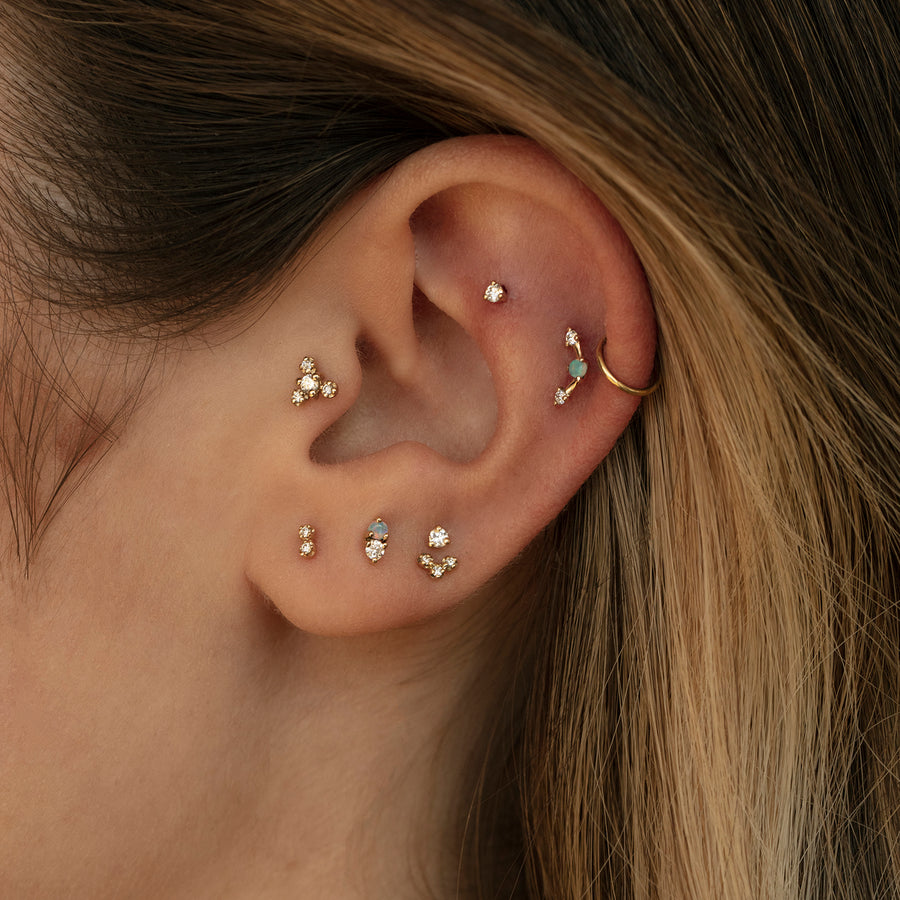 WWAKE Freckle Earring - Flat Back - Earrings - Broken English Jewelry