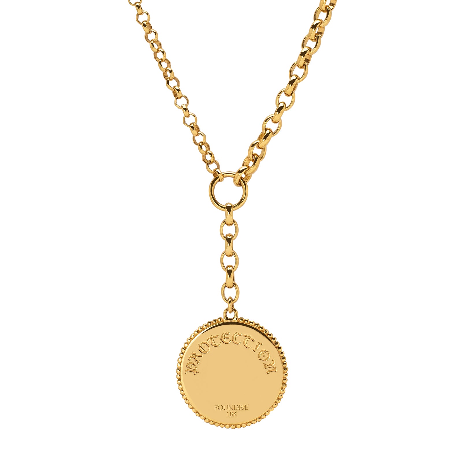 Foundrae Heavy Belcher Chain - Protection 16" - Necklaces - Broken English Jewelry