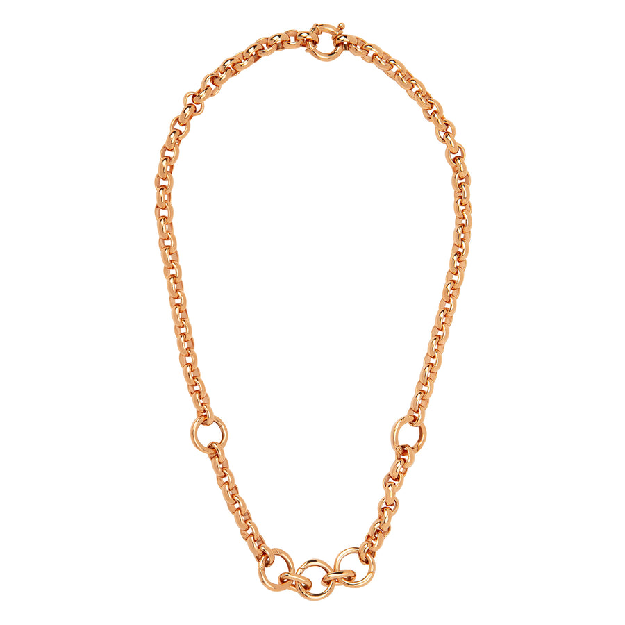 Foundrae Oversized Belcher Chain - Rose Gold - Broken English Jewelry