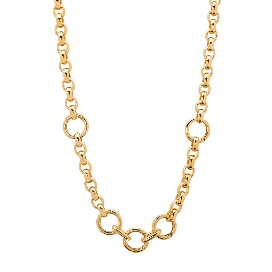 Foundrae Oversized Belcher Chain - Yellow Gold - Broken English Jewelry