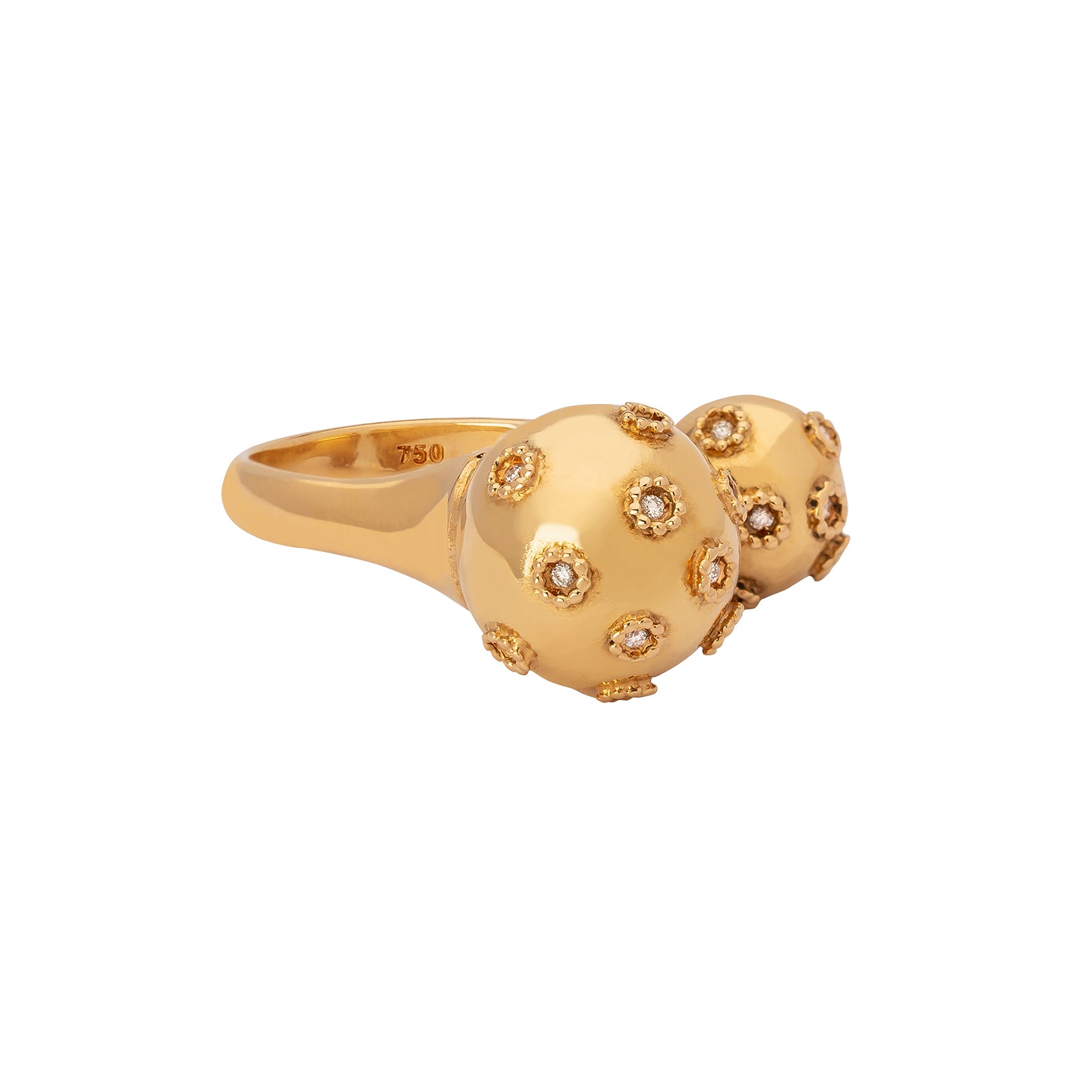 Carla Amorim Sublime Ring - Broken English Jewelry, side view