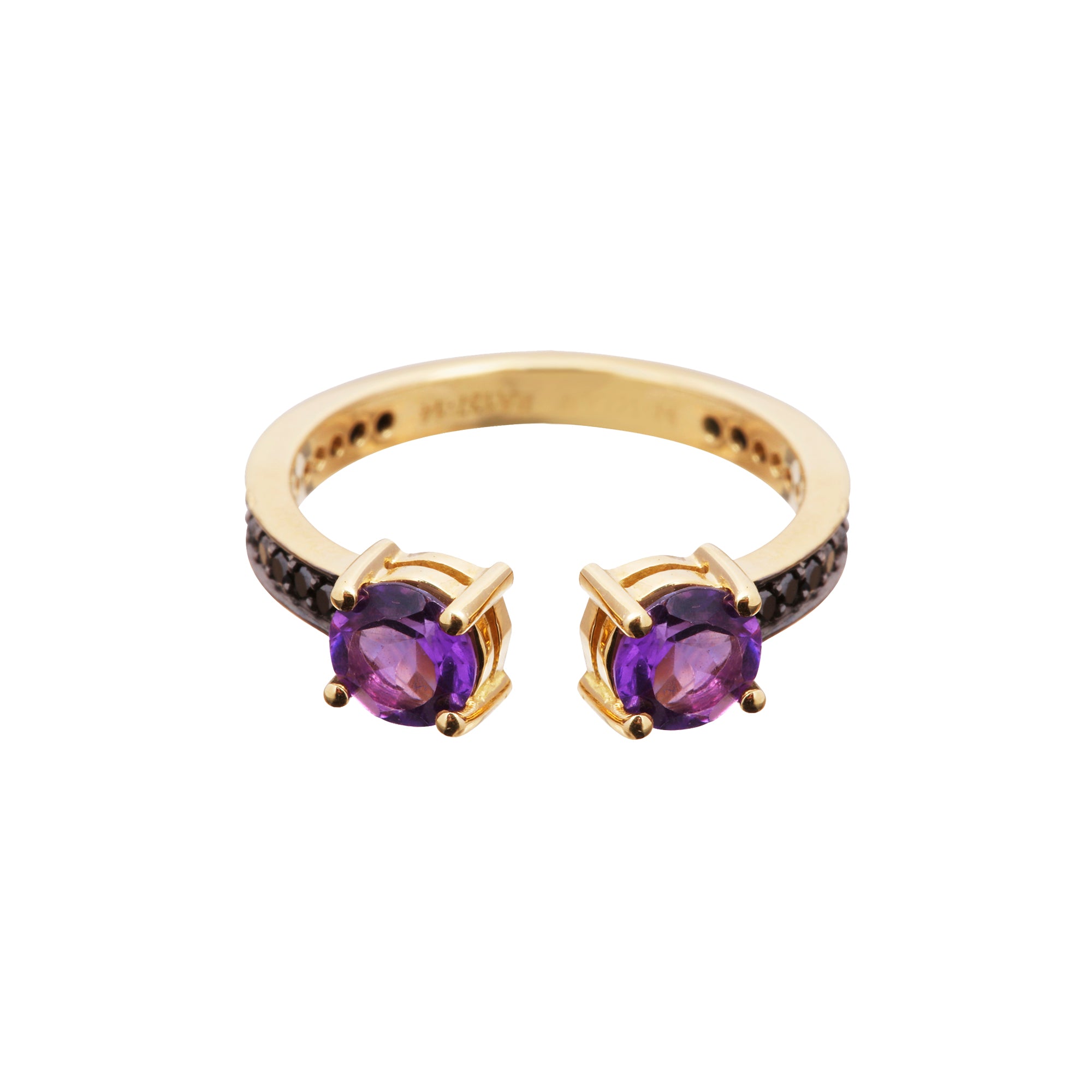 Ara Vartanian Amethyst Ring - Broken English Jewelry