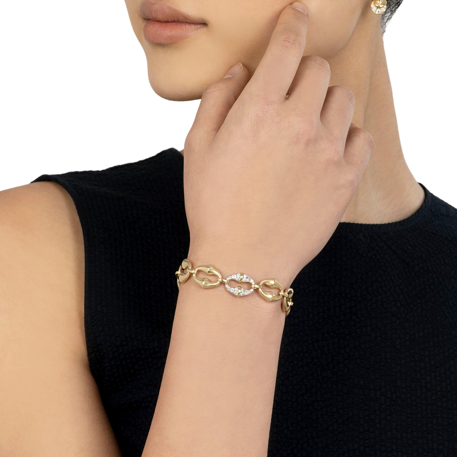 VRAM Mini Chrona Link Bracelet - Diamond - Broken English Jewelry