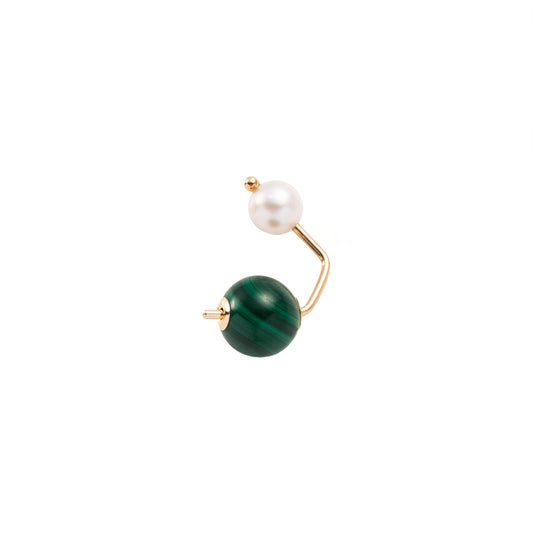 Bumble Bee Earring - Yellow Gold