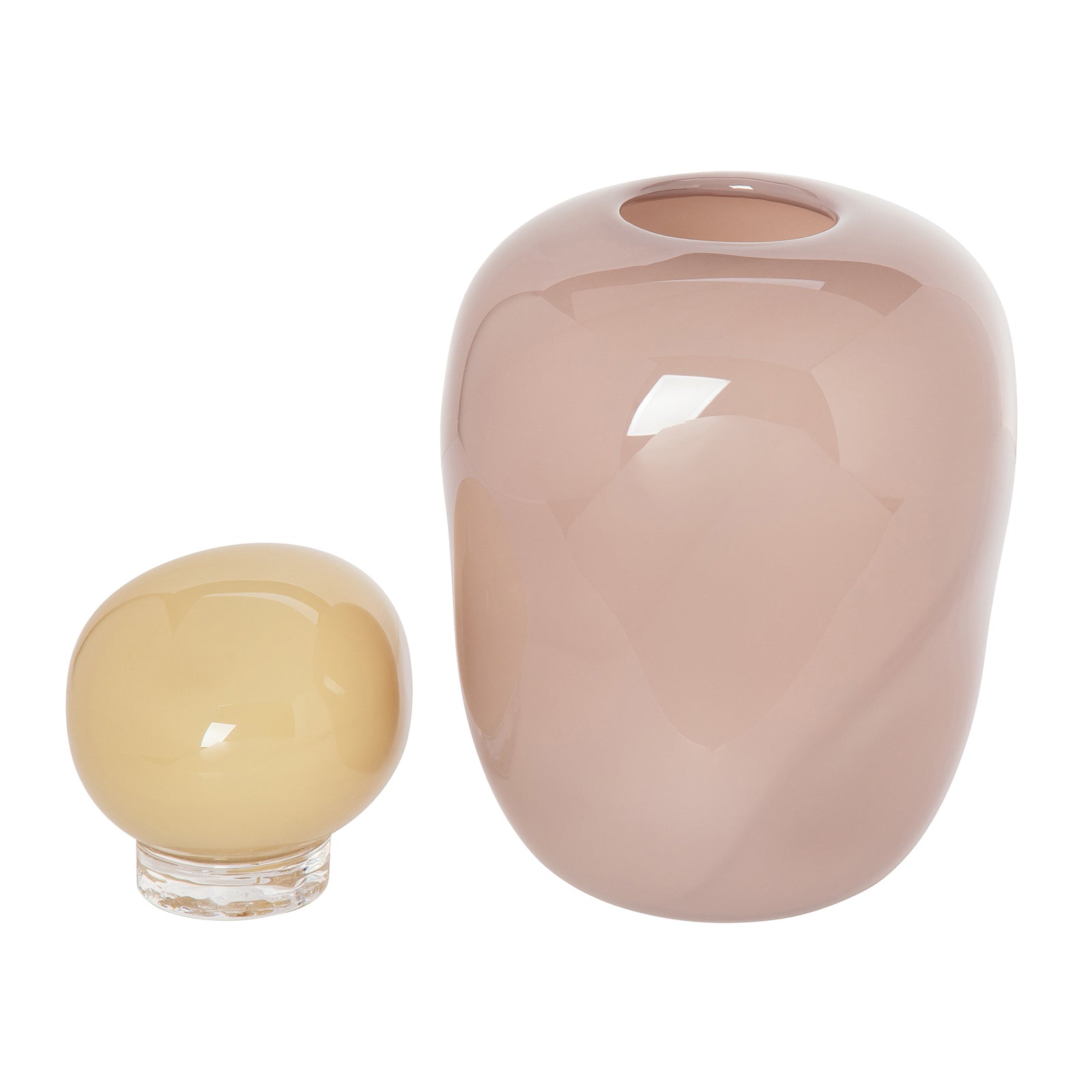 Helle Mardahl Bon Bon Medi Glassware - Caramel Apple & Plum - Home & Decor - Broken English Jewelry