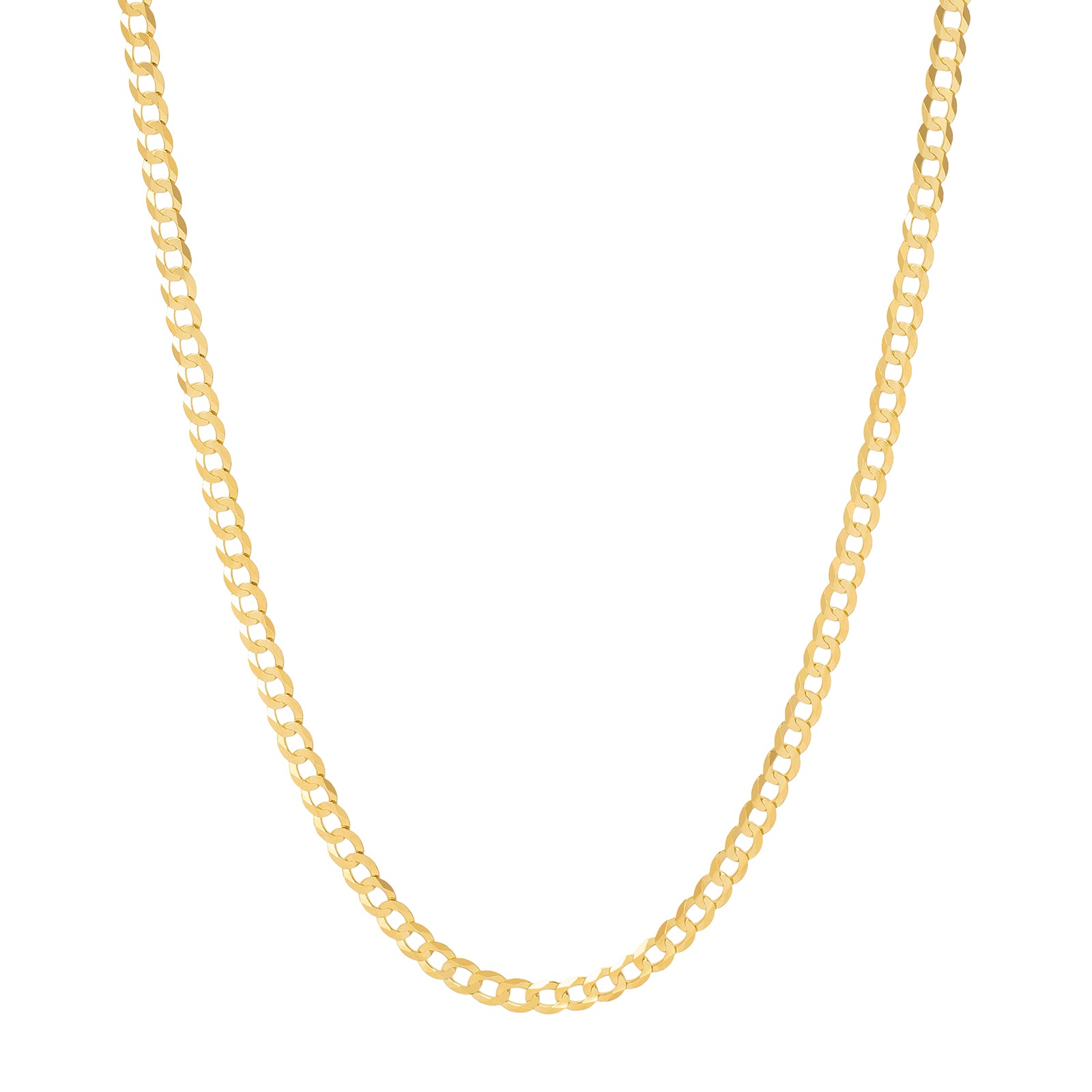 BE Jewelry 18" Comfort Curb Chain - 3.2mm - Necklaces - Broken English Jewelry