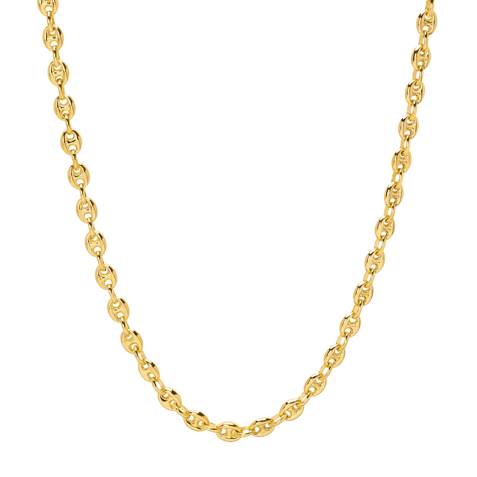BE Jewelry 20" Puffed Mariner Link Chain - 4.7mm - Necklaces - Broken English Jewelry