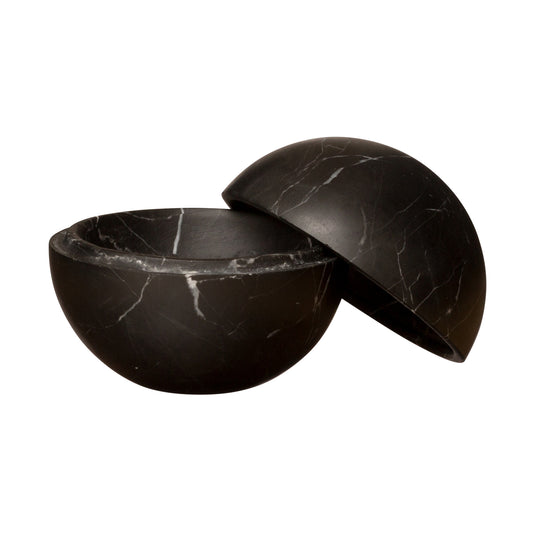 Noir Marble Sphere Box - Small
