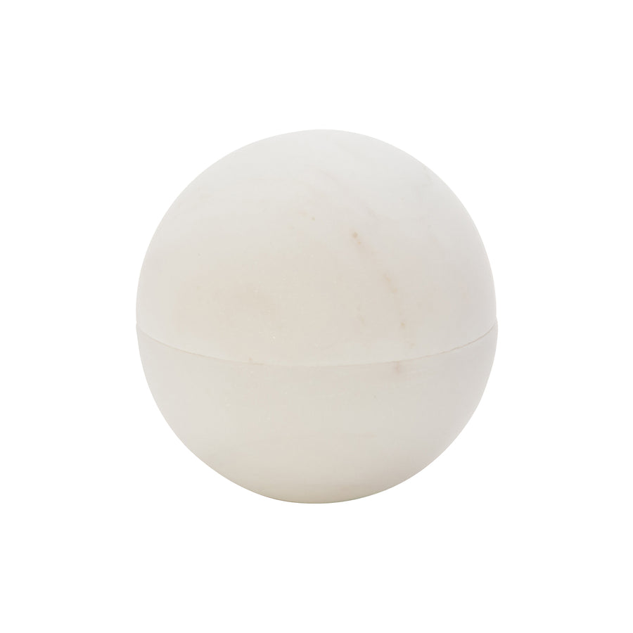 BE Home Flint Marble Sphere Box - Small - Broken English Jewelry