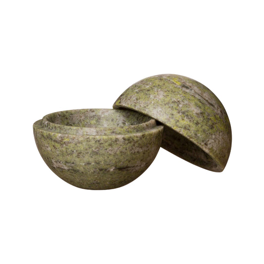 Moss Marble Sphere Box - Small