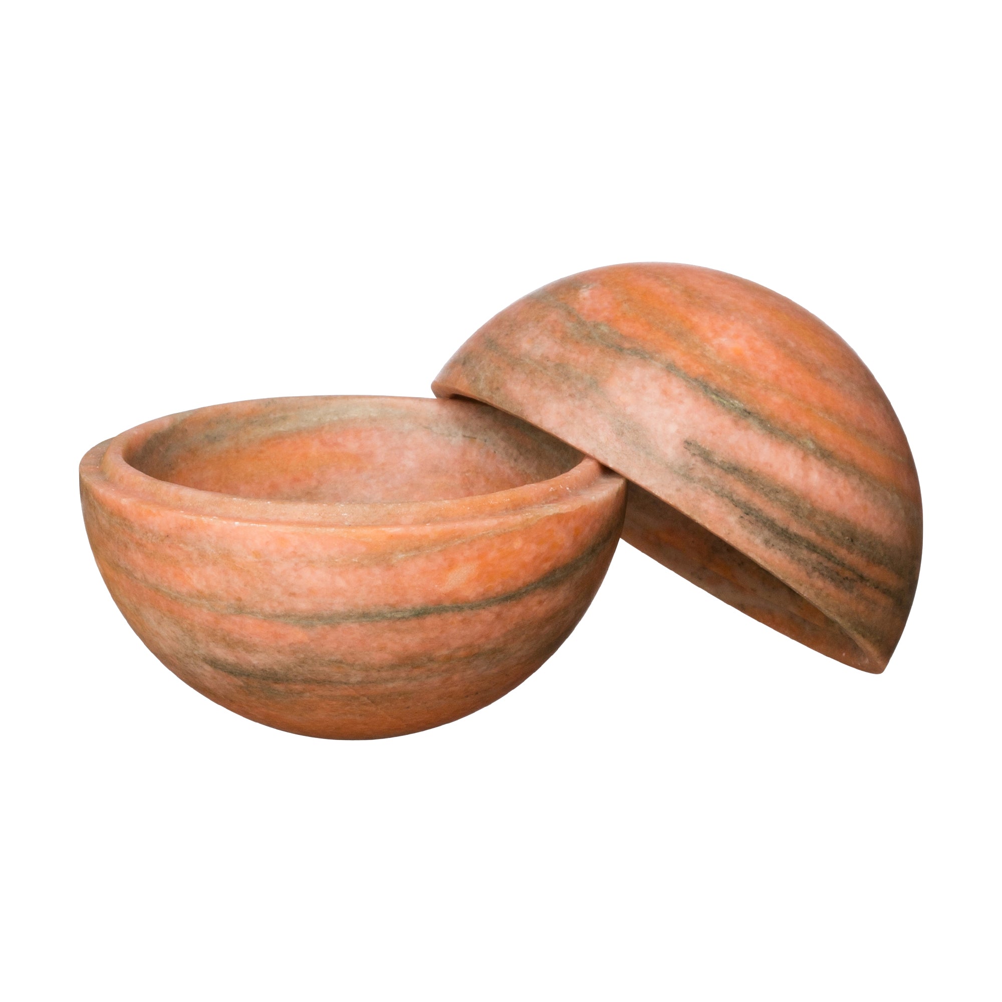 BE Home Dune Marble Sphere Box - Medium - Broken English Jewelry