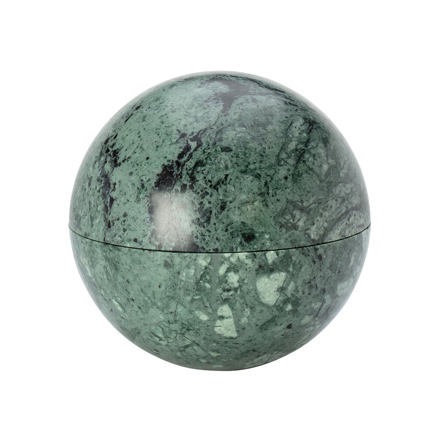 BE Home Pine Marble Sphere Box - Medium - Broken English Jewelry