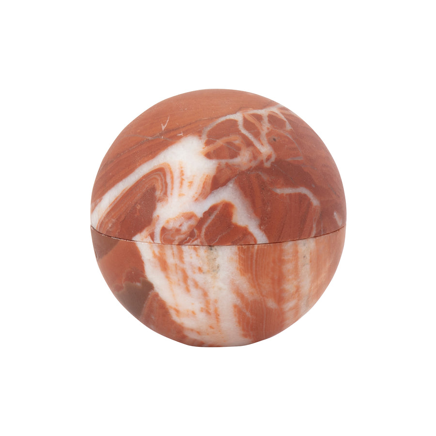 BE Home Cliff Rose Marble Sphere Box - Small - Broken English Jewelry