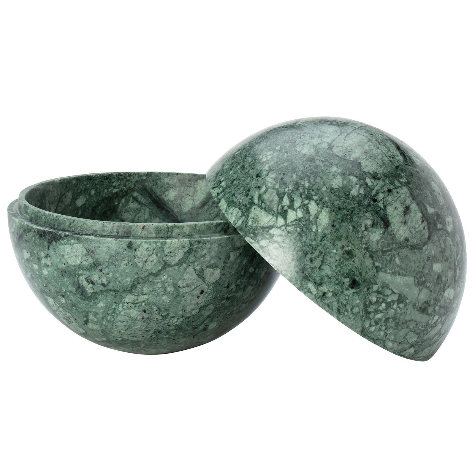 BE Home Pine Marble Sphere Box - Large - Broken English Jewelry