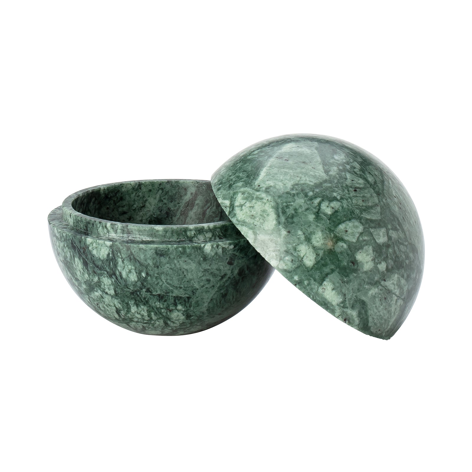 BE Home Pine Marble Sphere Box - Small - Broken English Jewelry