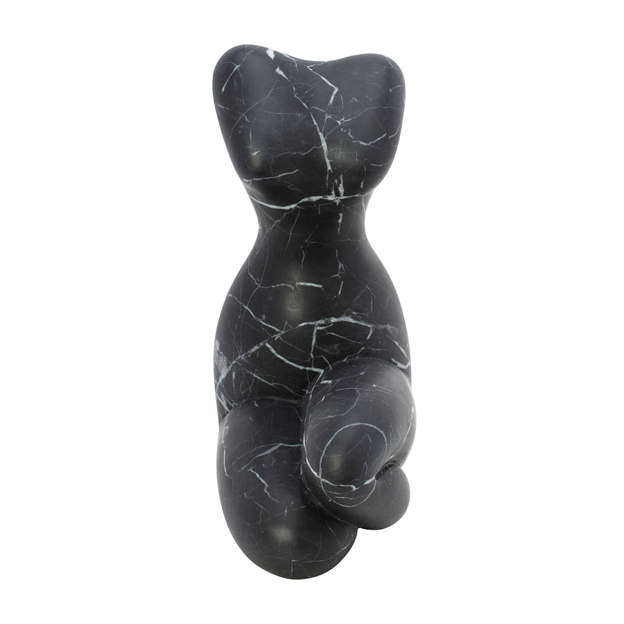 BE Home Noir Marble Sitting Lady Figure  - Home & Decor - Broken English Jewelry