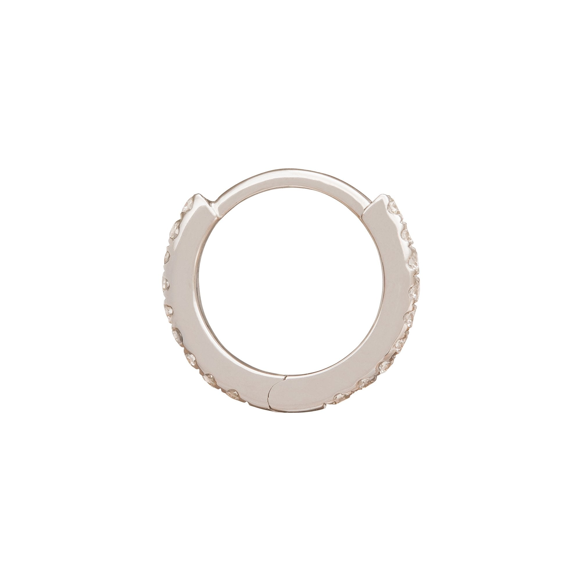 Trouver Paved Huggie 8mm - Broken English Jewelry