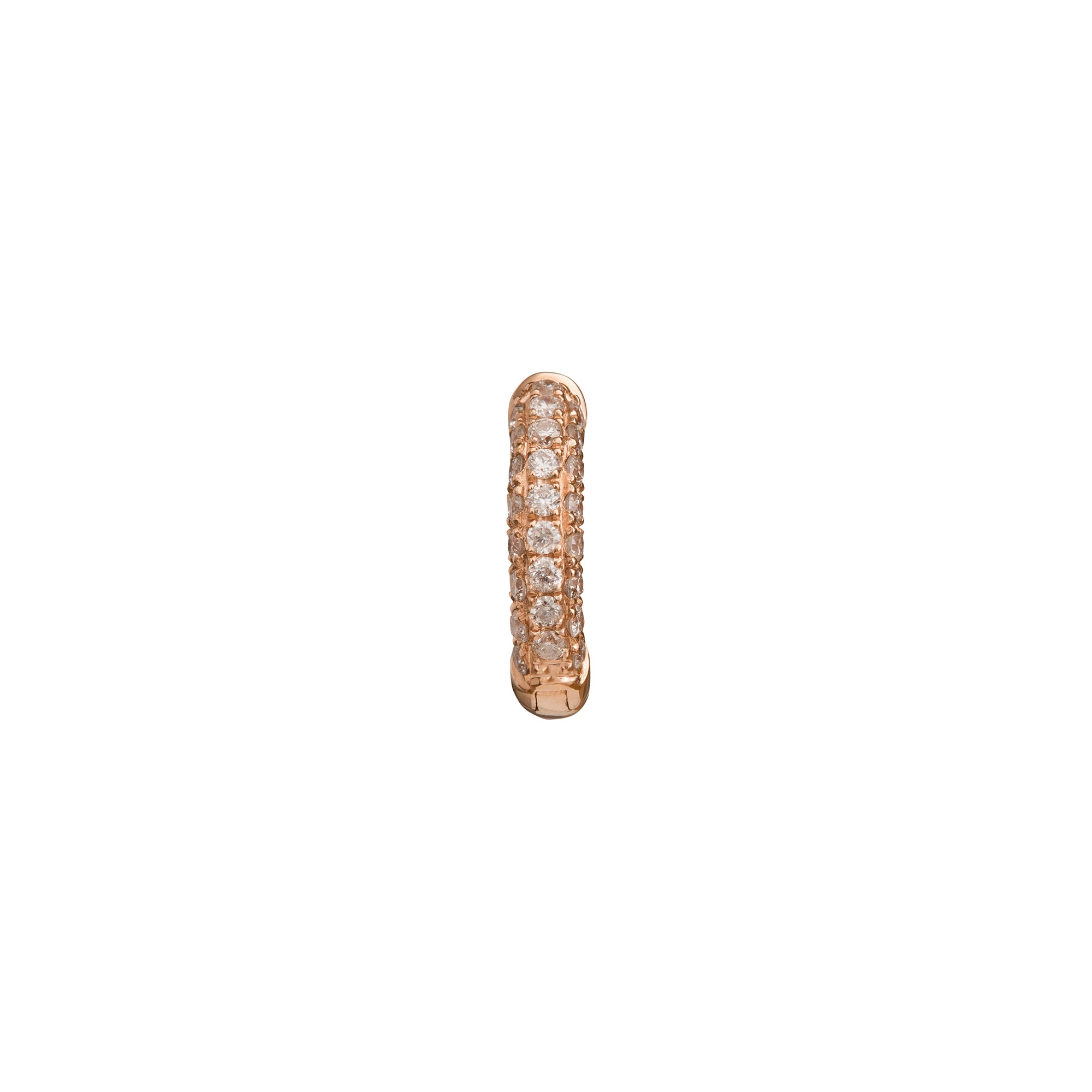 Trouver Five Row Huggie 5mm - Rose Gold - Earrings - Broken English Jewelry