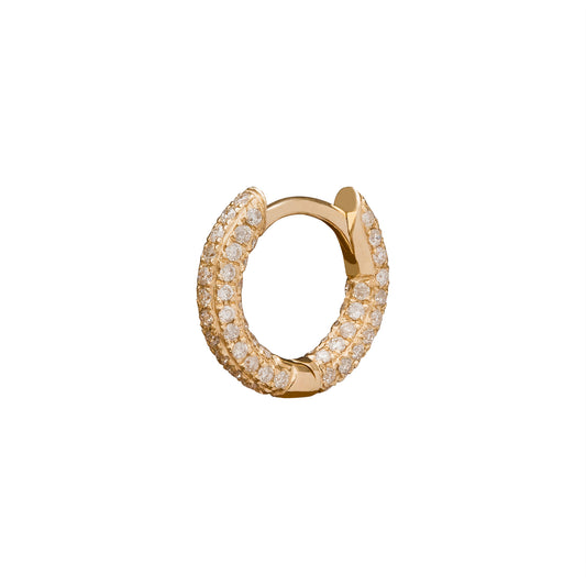 Five Row Huggie 6.5mm - Yellow Gold - Main Img