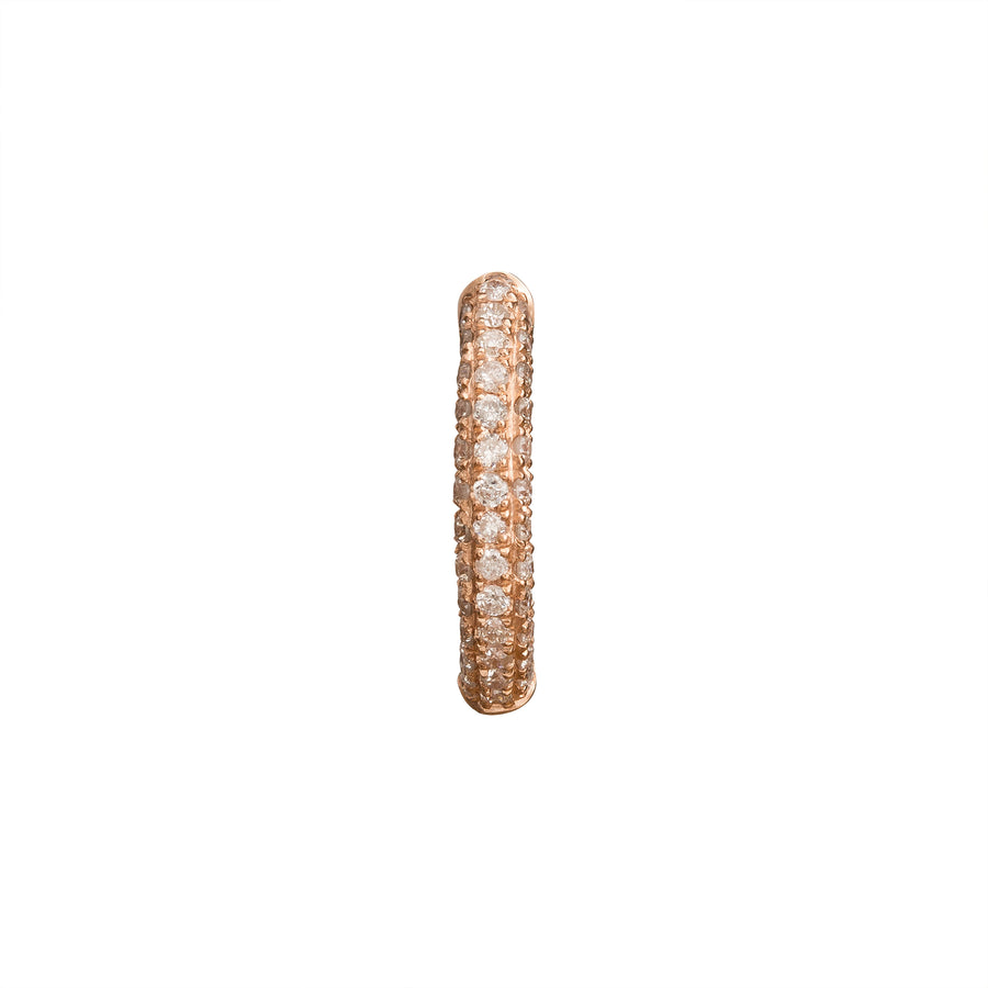 Trouver Five Row Huggie 8mm - Rose Gold - Earrings - Broken English Jewelry