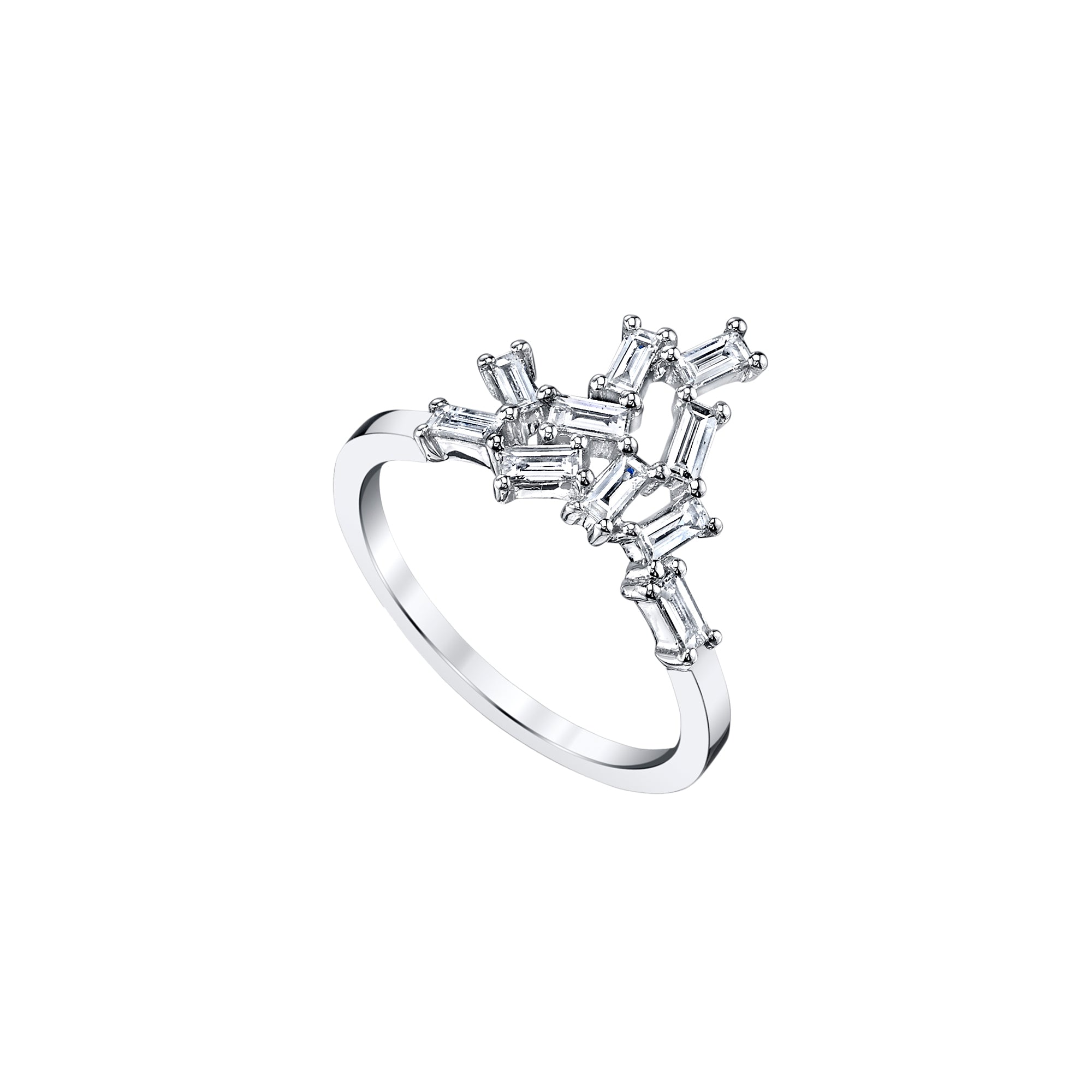 Borgioni Baguette Knuckle Ring - Broken English Jewelry