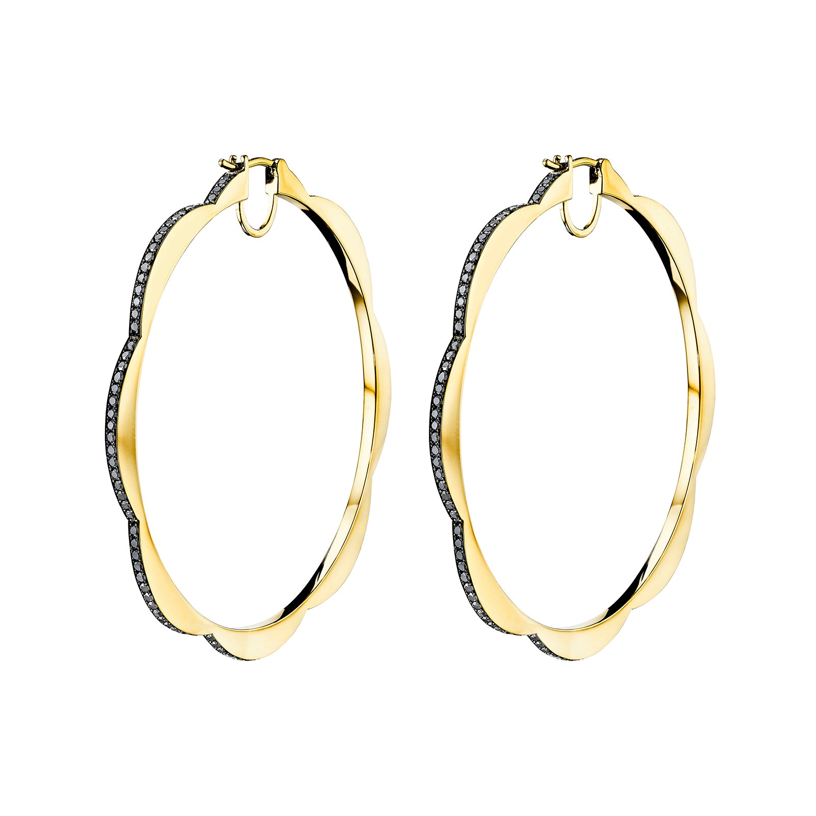 Cadar Triplet Hoop Earrings - Jumbo - Broken English Jewelry