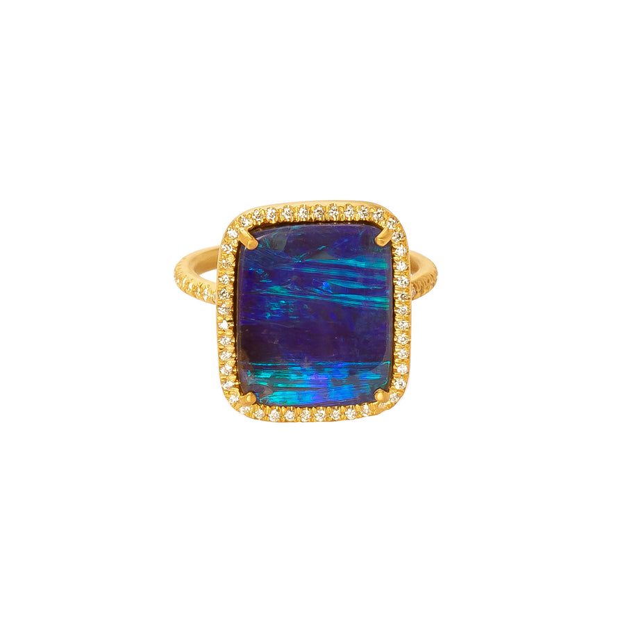 Loriann Stevenson Opal Rectangle Ring - Rings - Broken English Jewelry