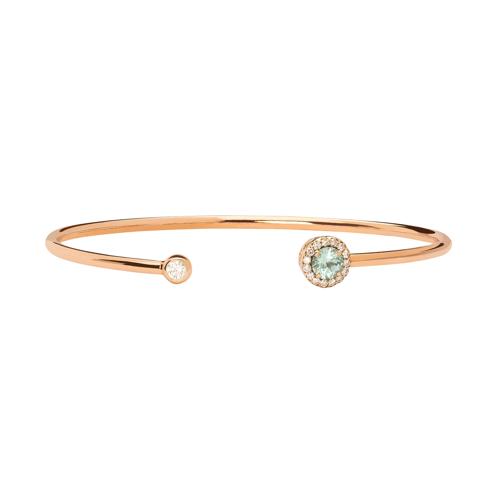 Selim Mouzannar Beirut Cuff - Paraiba Tourmaline & Diamond - Bracelets - Broken English Jewelry