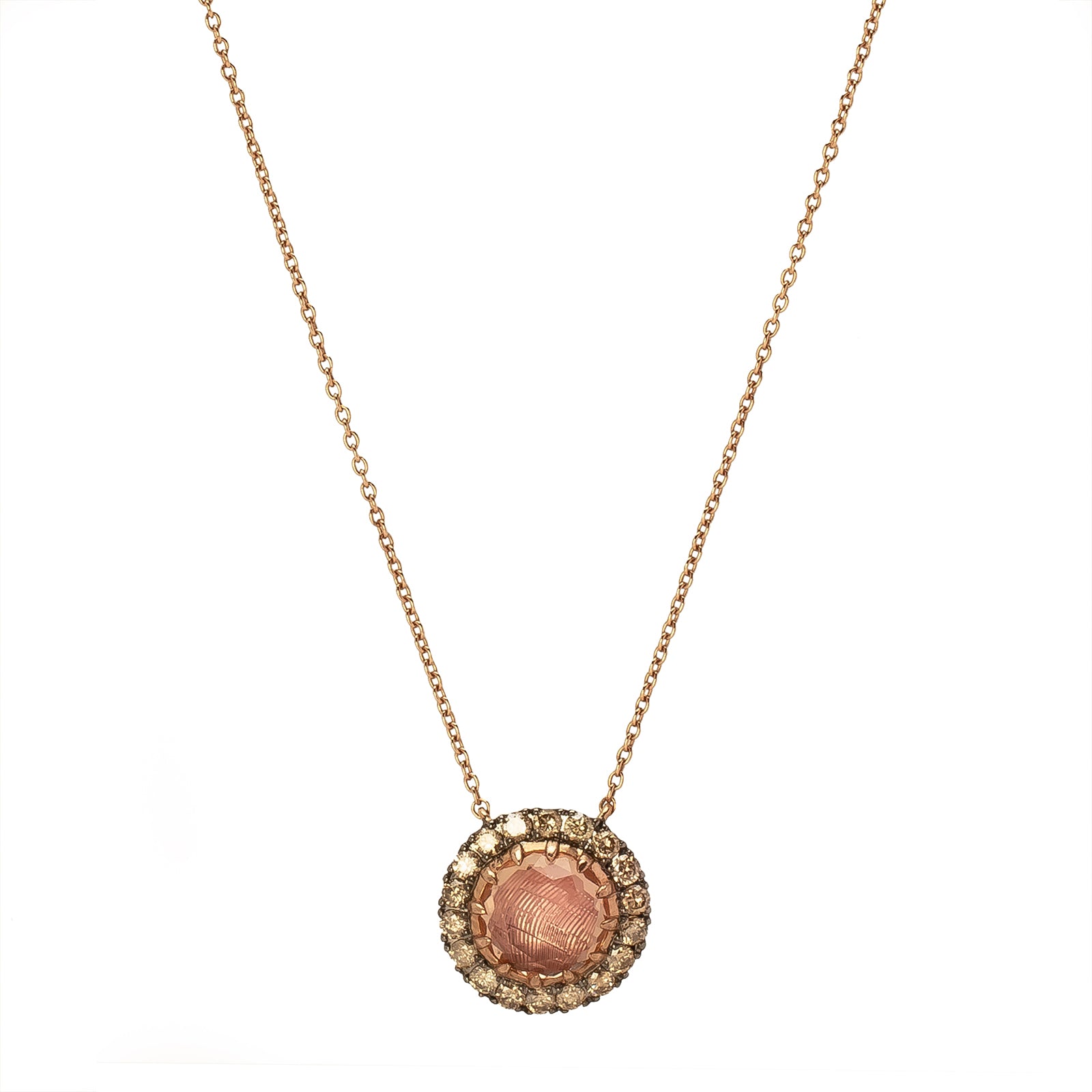 Larkspur & Hawk Caprice Round Solitaire Necklace - Ballet - Necklaces - Broken English Jewelry