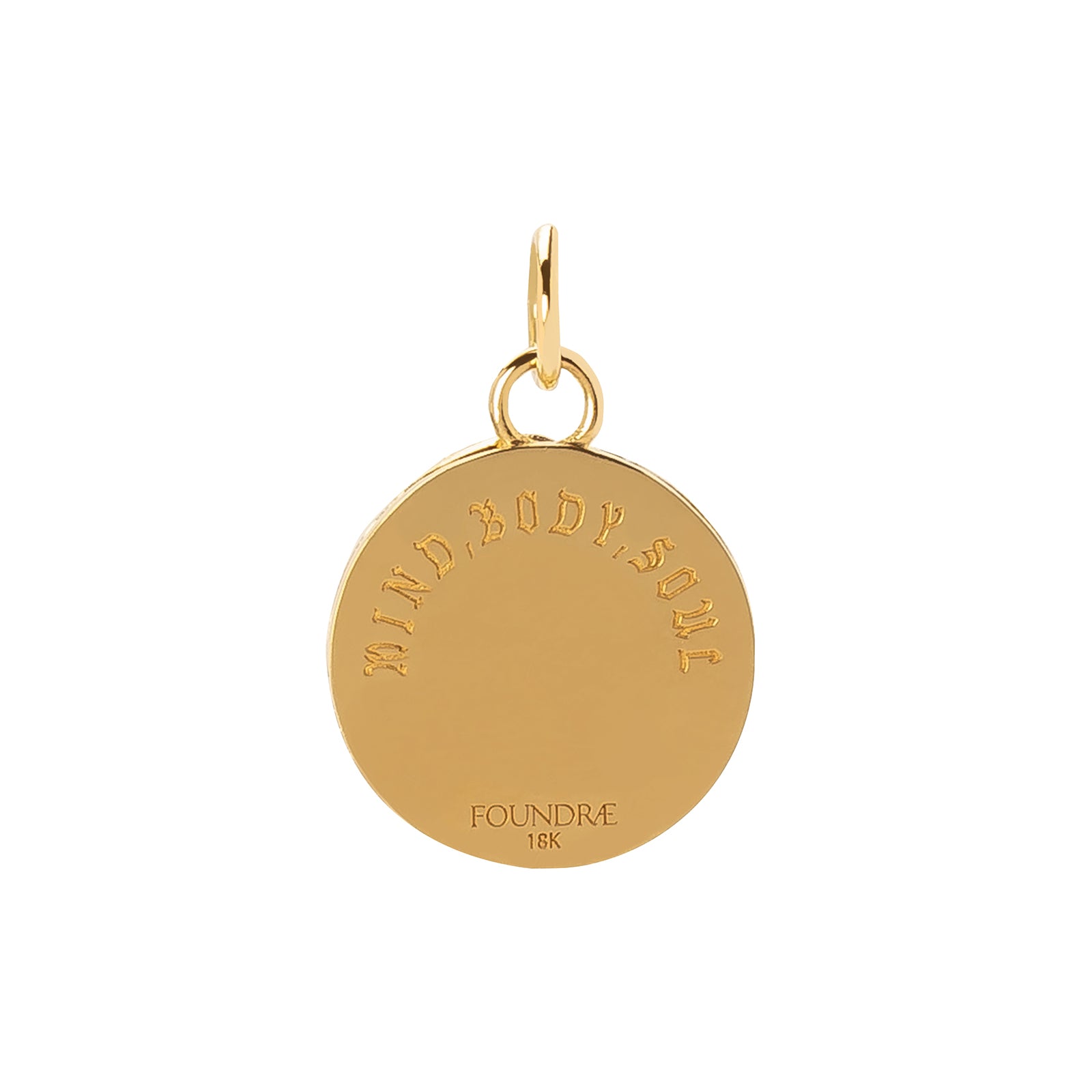 Foundrae Baby Mind Body Soul Medallion - Broken English Jewelry