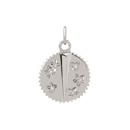 Petite Resilience Medallion - White Gold - Main Img
