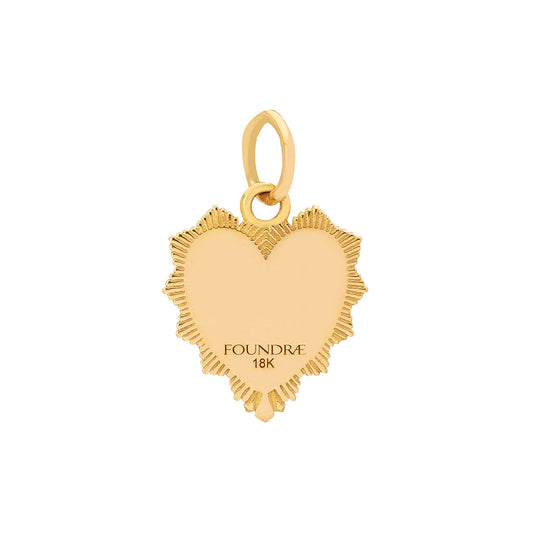 Heart Love Token - Red Enamel Right