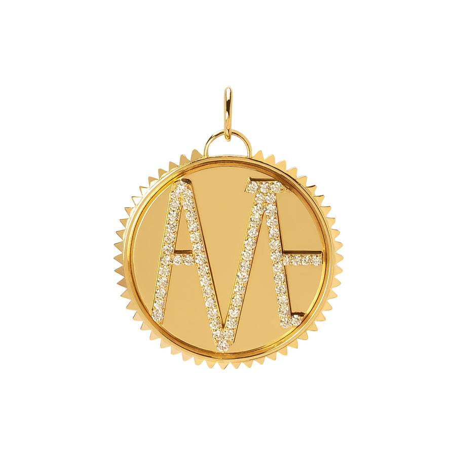 Foundrae Large Amate Medallion - Charms & Pendants - Broken English Jewelry