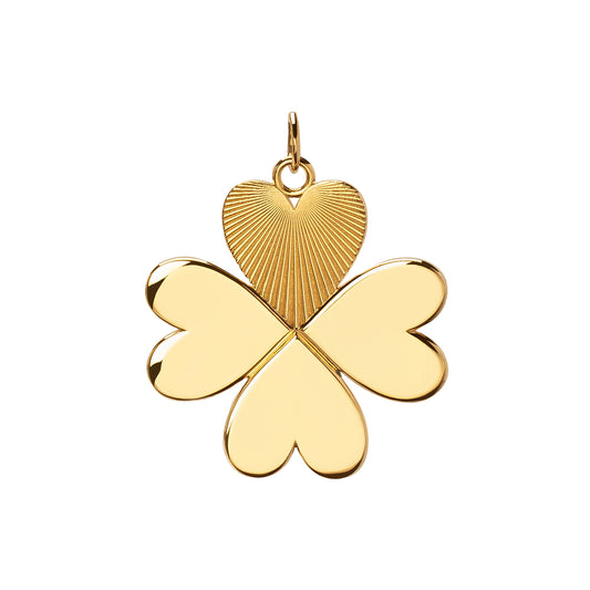 Large Four Heart Clover Medallion - Main Img