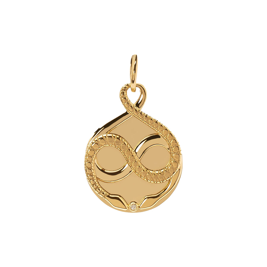 Foundrae Baby Zodiac Medallion - Gemini - Broken English Jewelry