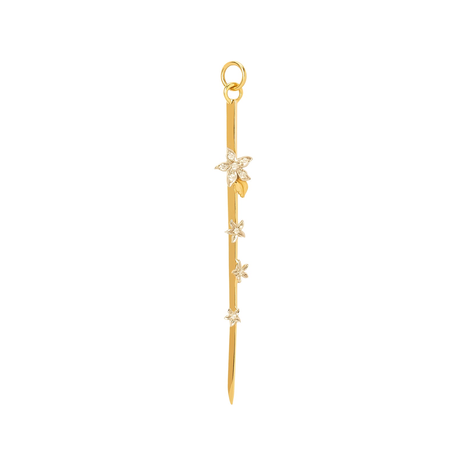 Foundrae Blossom Thorn Charm - Charms & Pendants - Broken English Jewelry