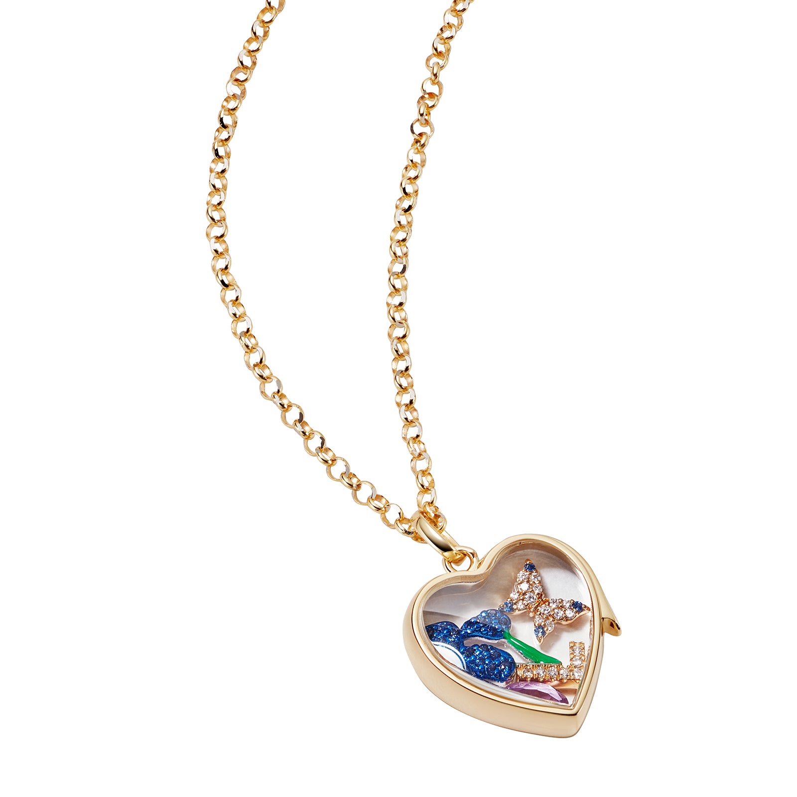 Loquet Diamond Letter L Charm - Charms & Pendants - Broken English Jewelry