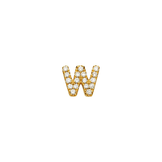 Letter W Charm - Main Img